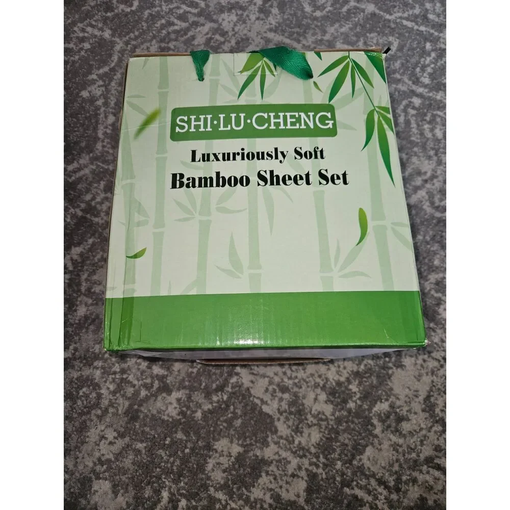 100% Viscose Derived from Bamboo Bed Sheets King Size 4pcs - Ultra Cooling NEW